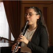 Profesora particular de clarinete para personas a partir de los 9 años